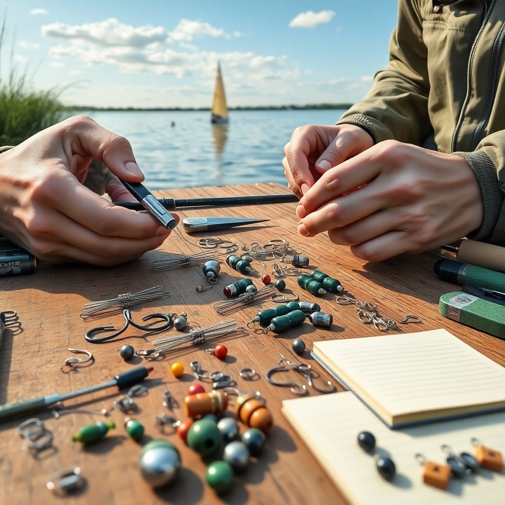 Как делать правильный монтаж запасных частей снастей для надежной рыбалки