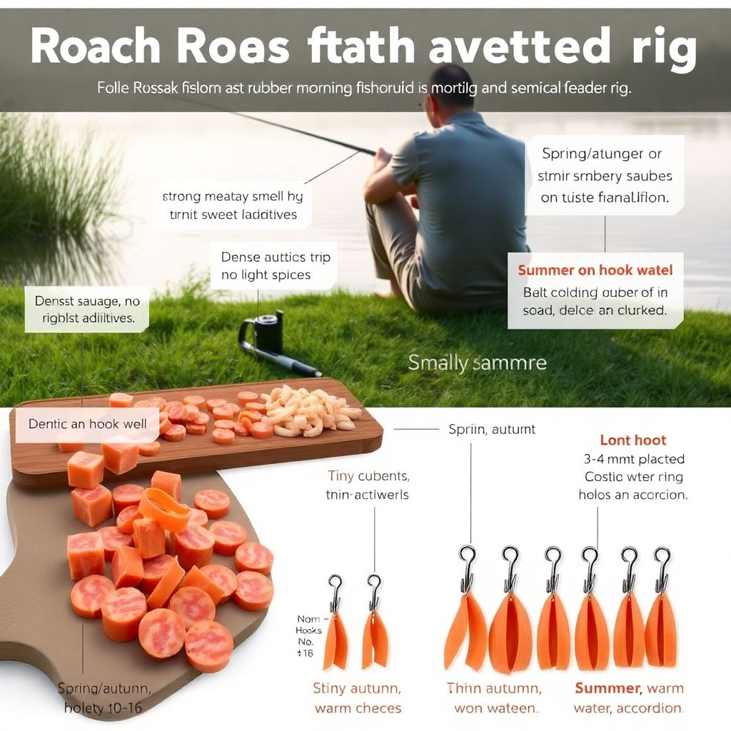 Как выбрать колбасу и резинку для ловли плотвы: советы рыболовам