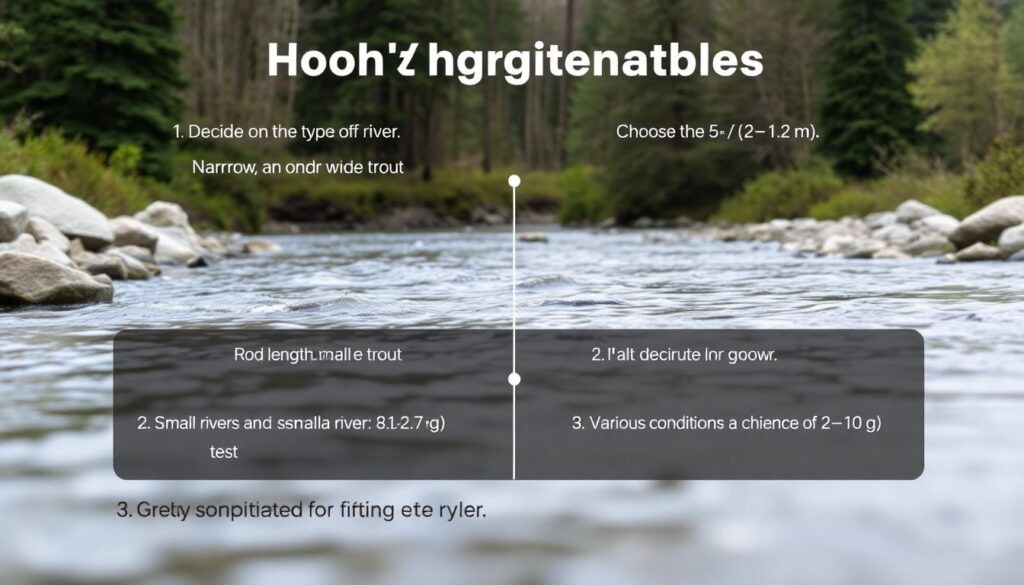 Какое удилище выбрать для ловли форели в горной реке - иллюстрация