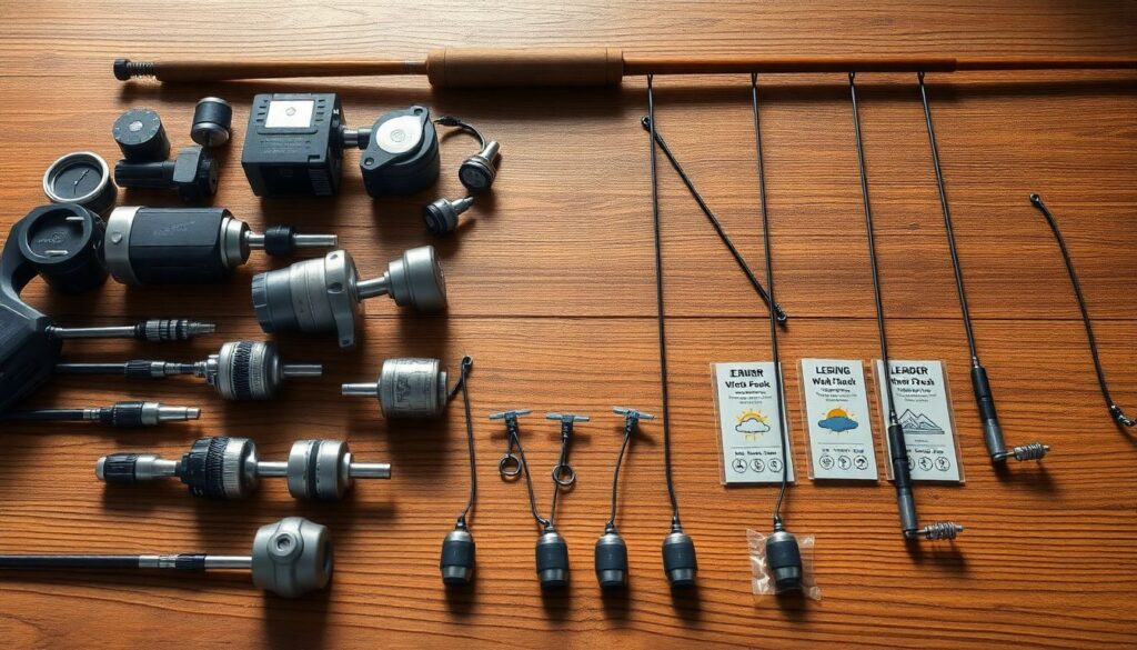 Корректировка снастей под условия штиля и ветра - иллюстрация