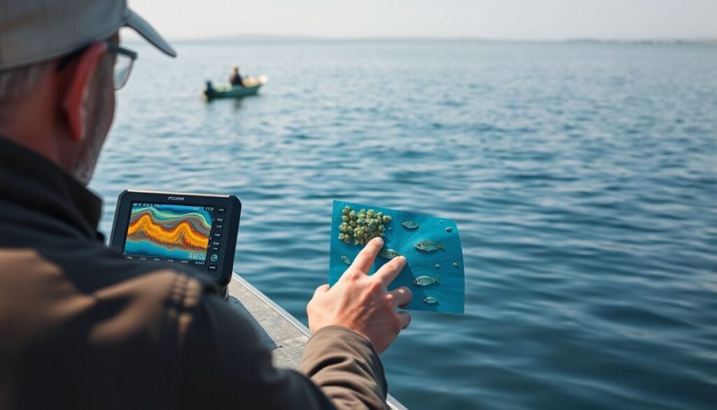 Рыбалка на реке: как определить место стоянки хищника - иллюстрация