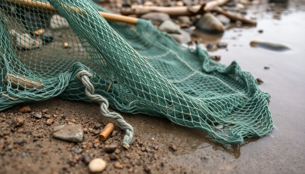 Как ухаживать за рыболовными сетями и снастями - иллюстрация