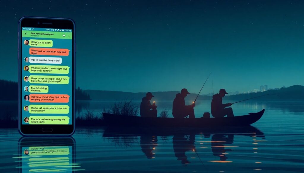 Лучшие места для ночной рыбалки на реке - иллюстрация