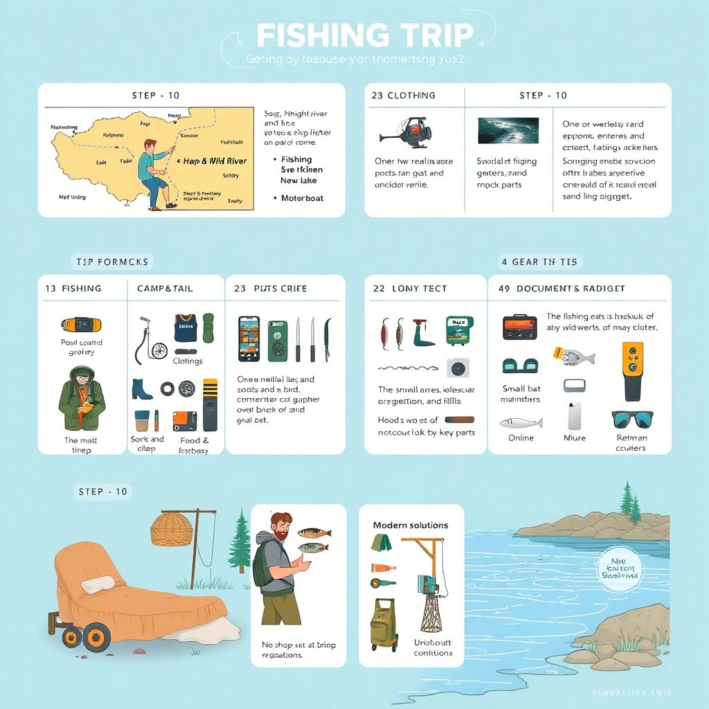 Что взять на рыбалку дальнего выезда: полный список нужных вещей