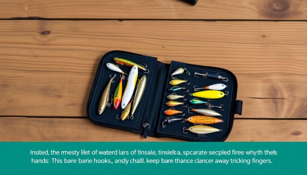 Как выбрать кошелёк для хранения мелочи и приманок - иллюстрация