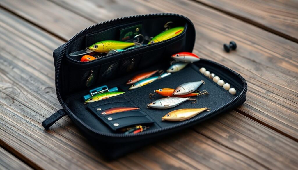 Как выбрать кошелёк для хранения мелочи и приманок - иллюстрация