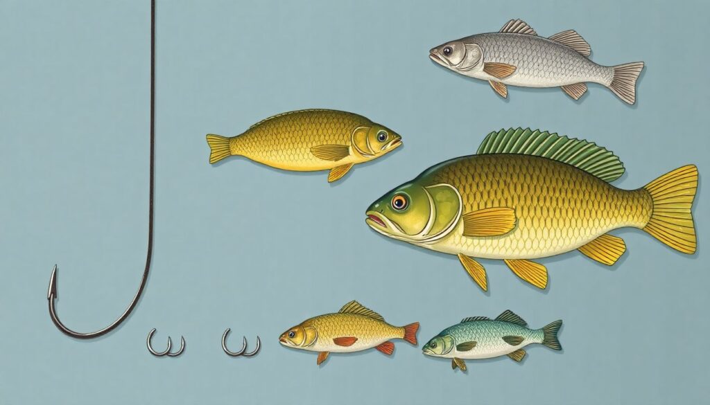 Как выбрать крючок для конкретной рыбы - иллюстрация