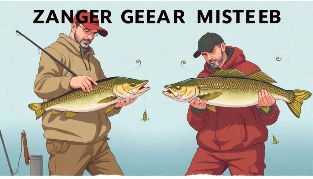 Техника ловли трофейного судака: выбор снастей - иллюстрация