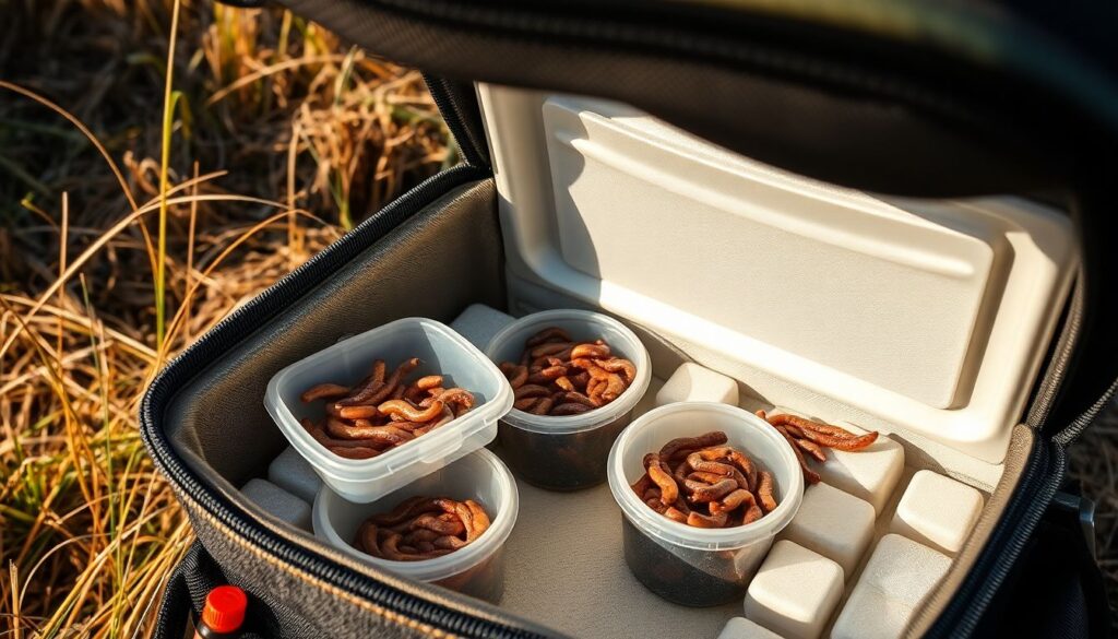 Как хранить наживку в жару и холод - иллюстрация