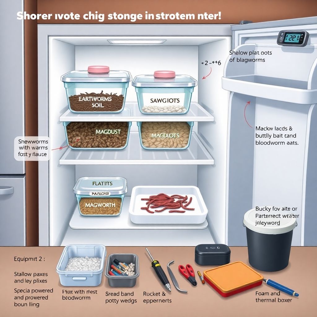 Как хранить наживку в жару и холод: советы рыболовам