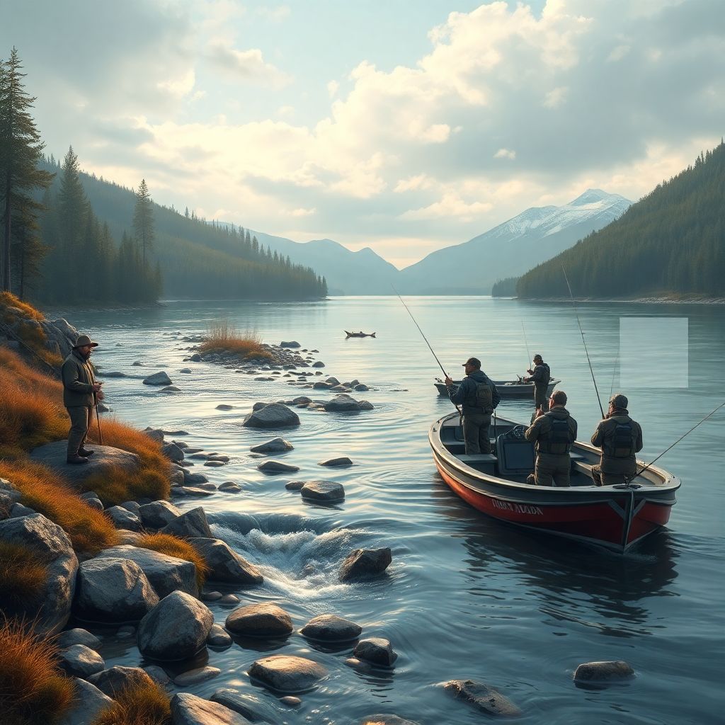 Где искать лосося на реках и озерах: проверенные места и советы рыбакам