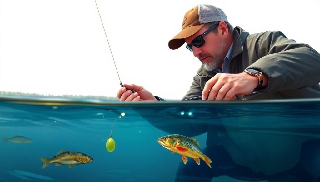 Как выбрать и привязать поводок к оснастке - иллюстрация