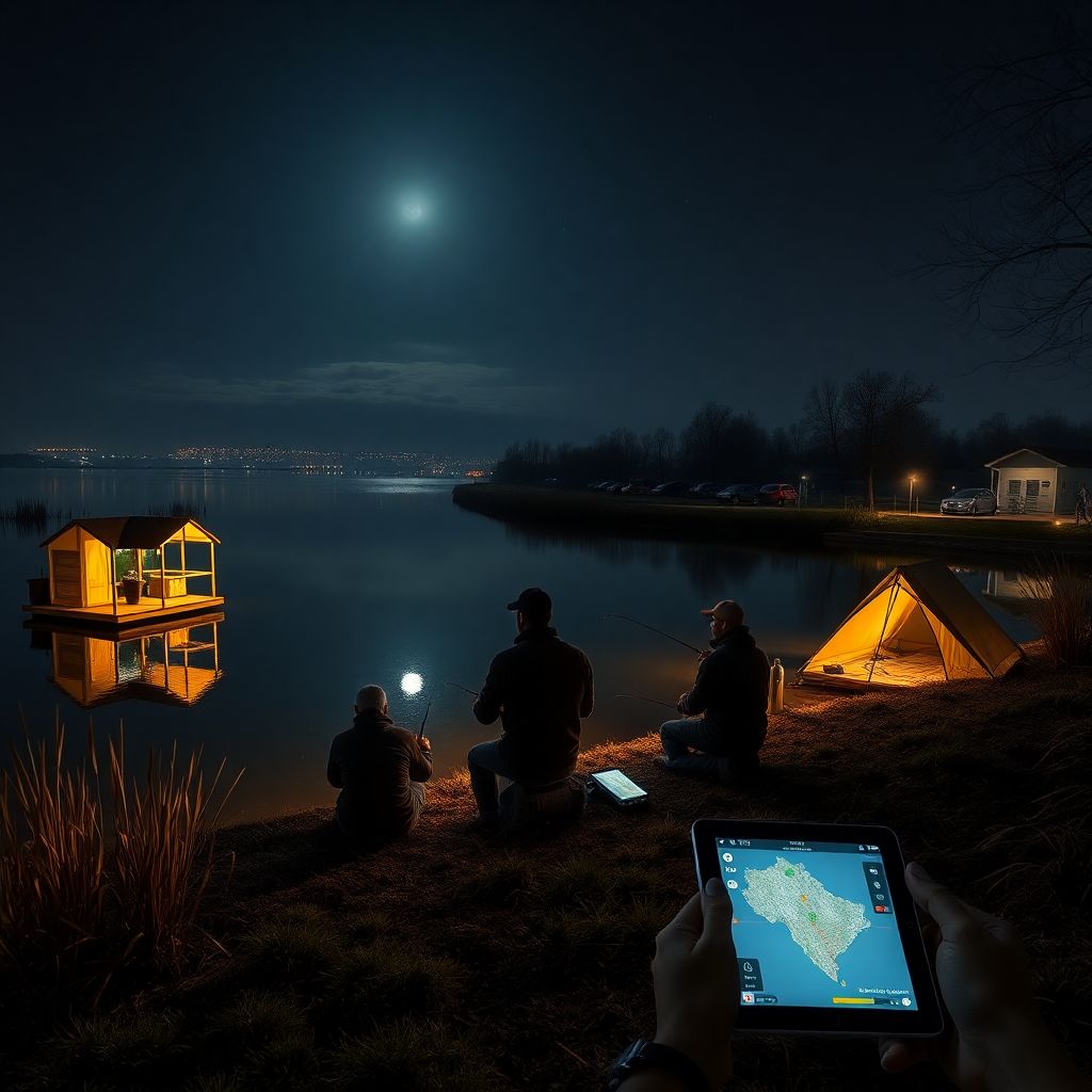 Места для ночной рыбалки на прудах: где и как найти лучший водоем