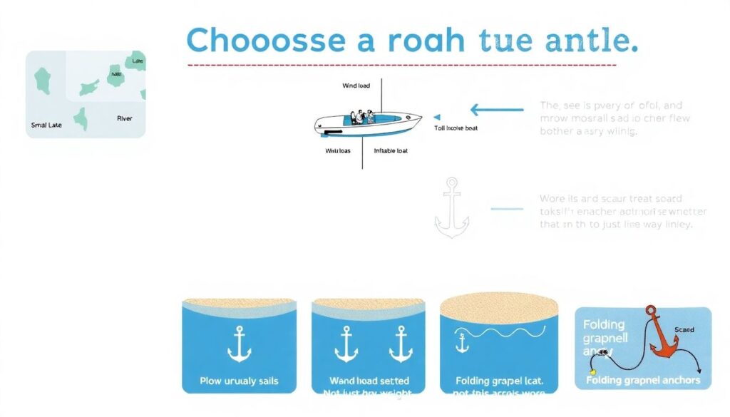 Как выбрать и устанавливать якорь для лодки - иллюстрация