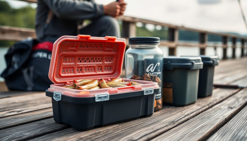 Как правильно хранить наживку и прикормку - иллюстрация