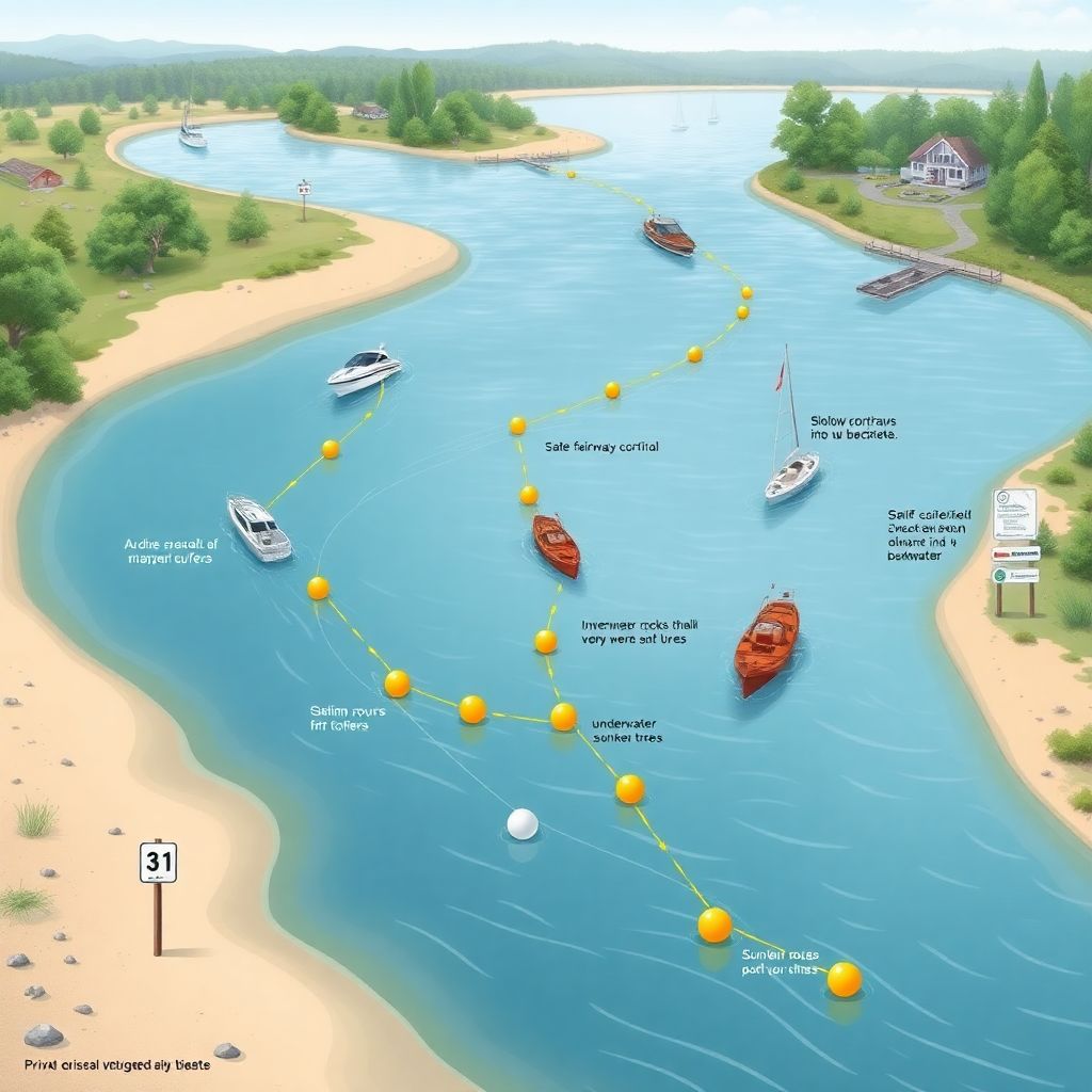 Маркирование участков на реке: как правильно ориентироваться и не потеряться по берегу