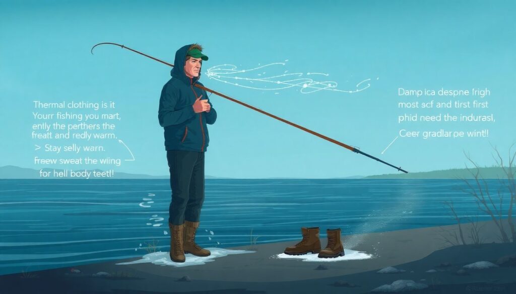 Как выбрать термоодежду для длительной рыбалки - иллюстрация