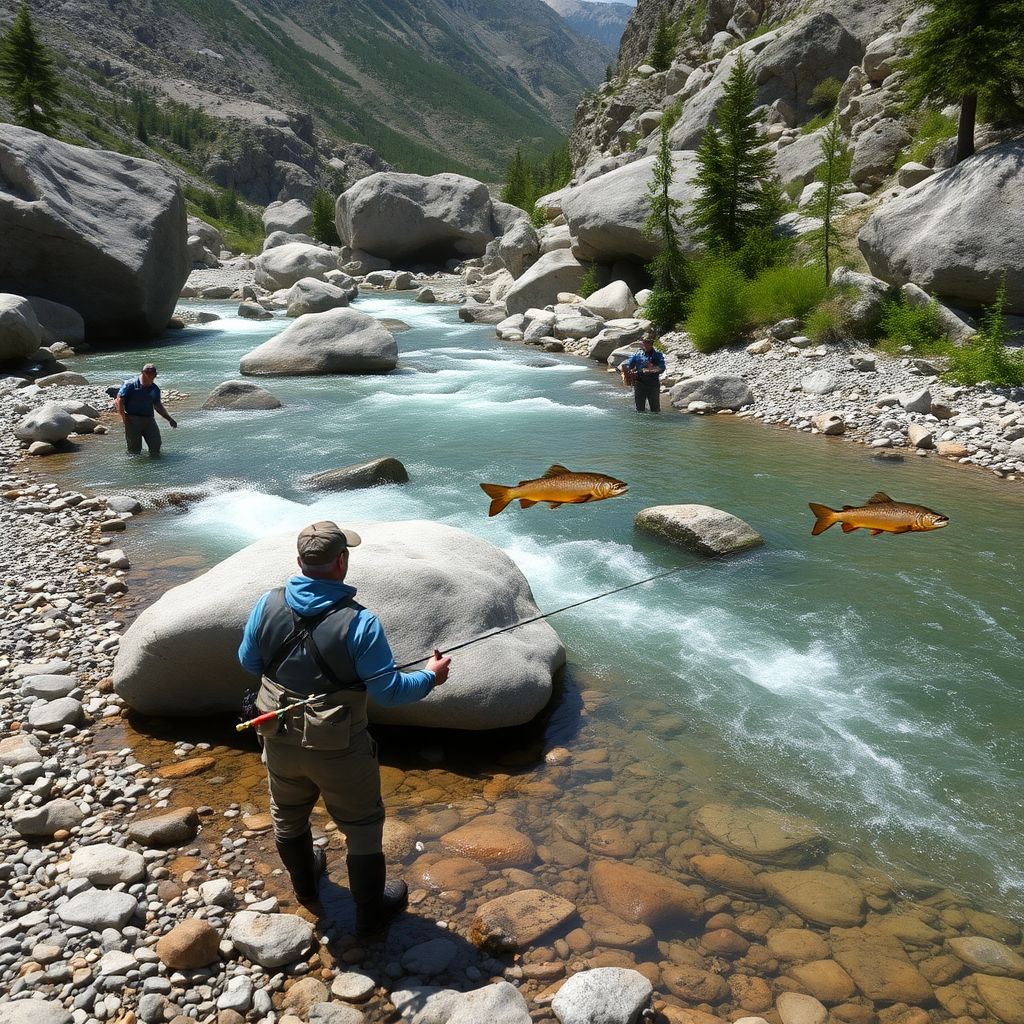 Где ловить форель на горной реке: лучшие приманки и рабочая тактика
