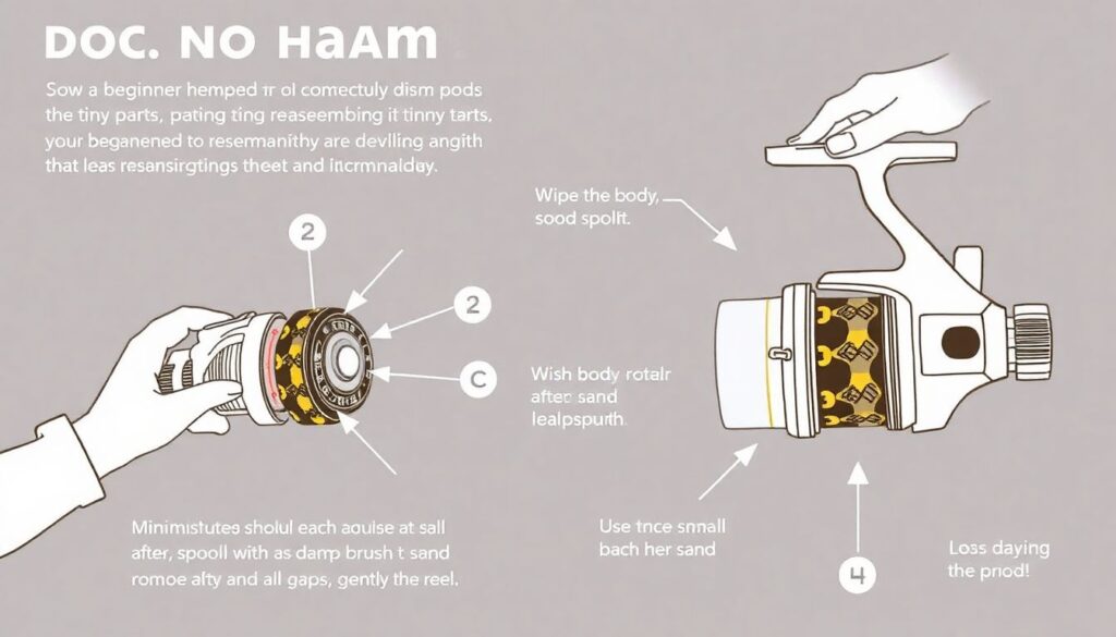 Советы по обслуживанию спиннингов и катушек - иллюстрация