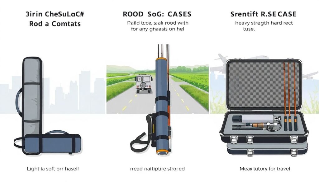 Как хранить и транспортировать удилища без повреждений - иллюстрация