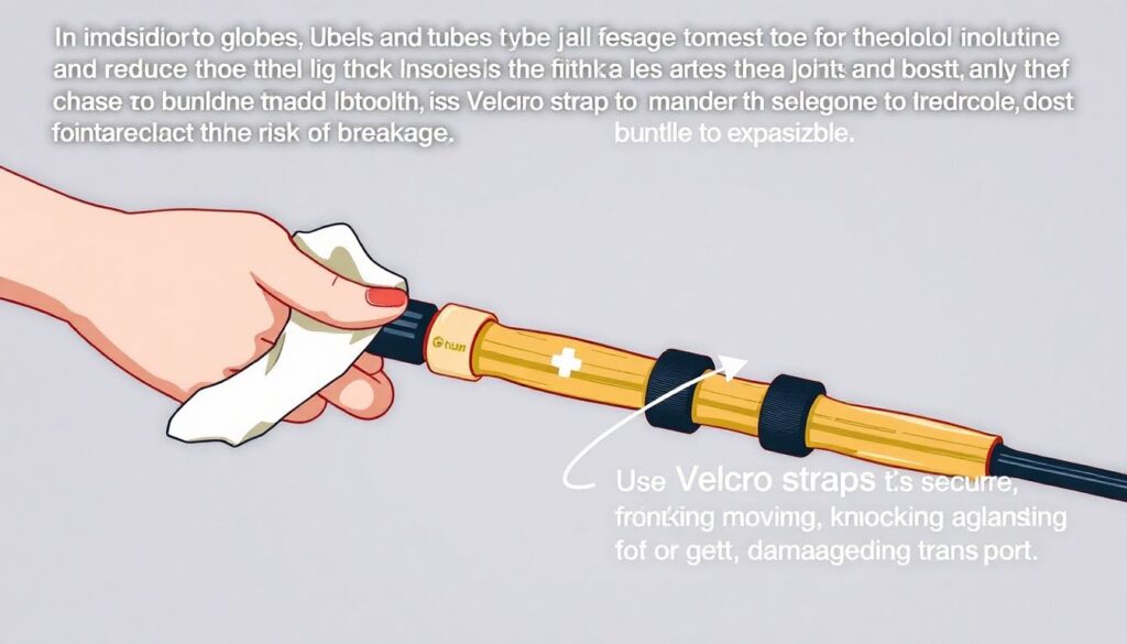 Как хранить и транспортировать удилища без повреждений - иллюстрация