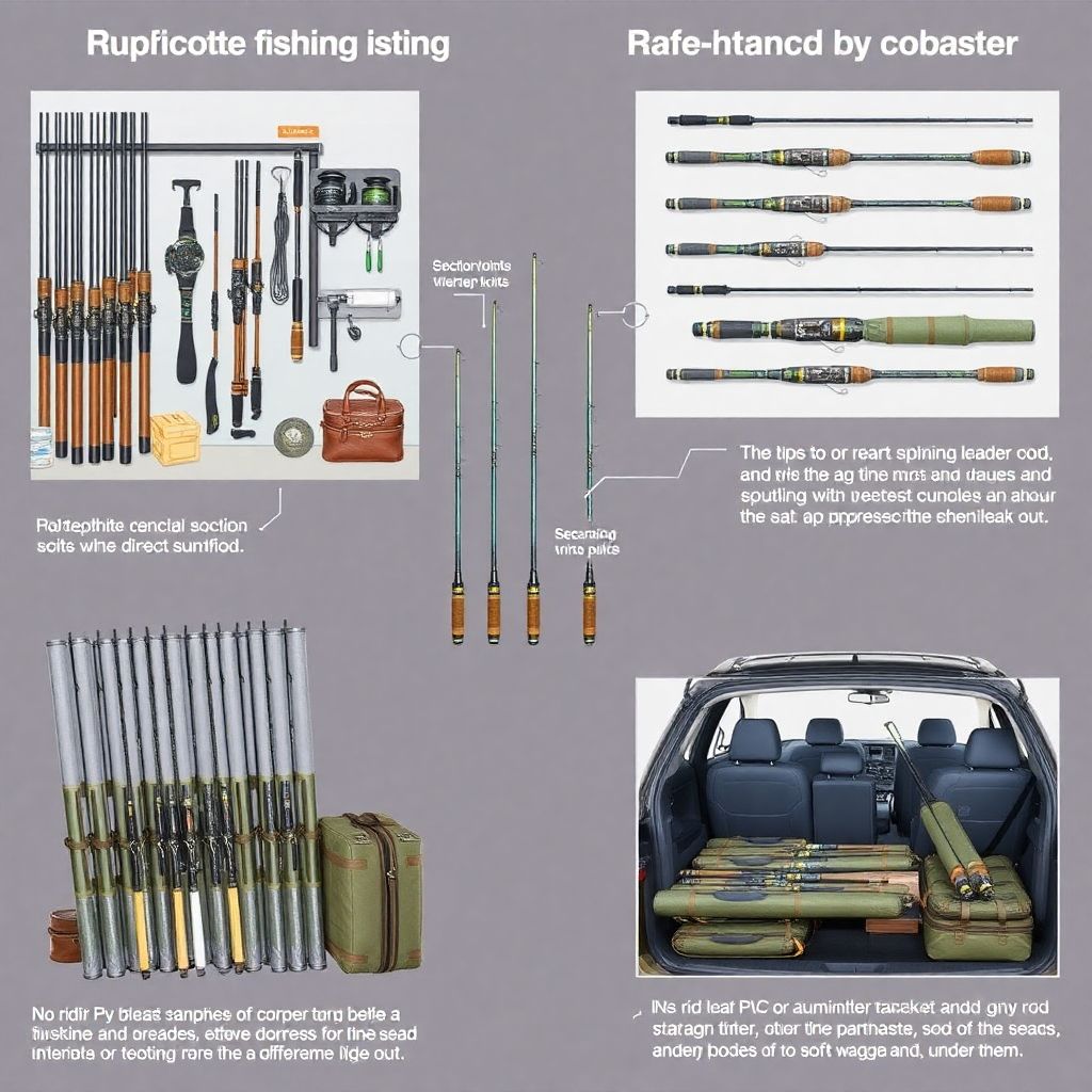 Как хранить и транспортировать удилища без повреждений дома и в дороге