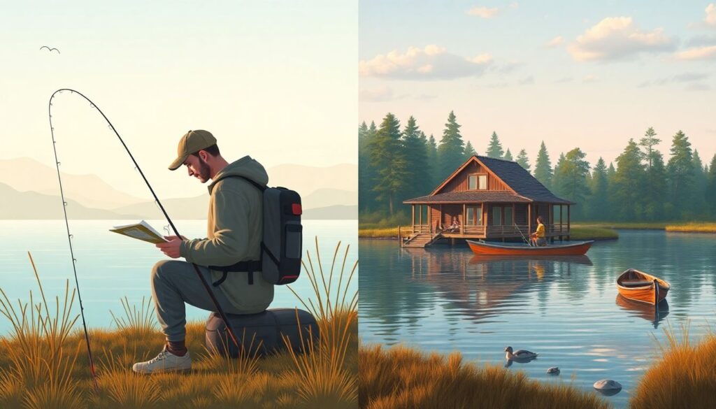 Как построить рабочую рыбалку на выходной день - иллюстрация