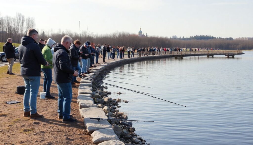 Как построить рабочую рыбалку на выходной день - иллюстрация