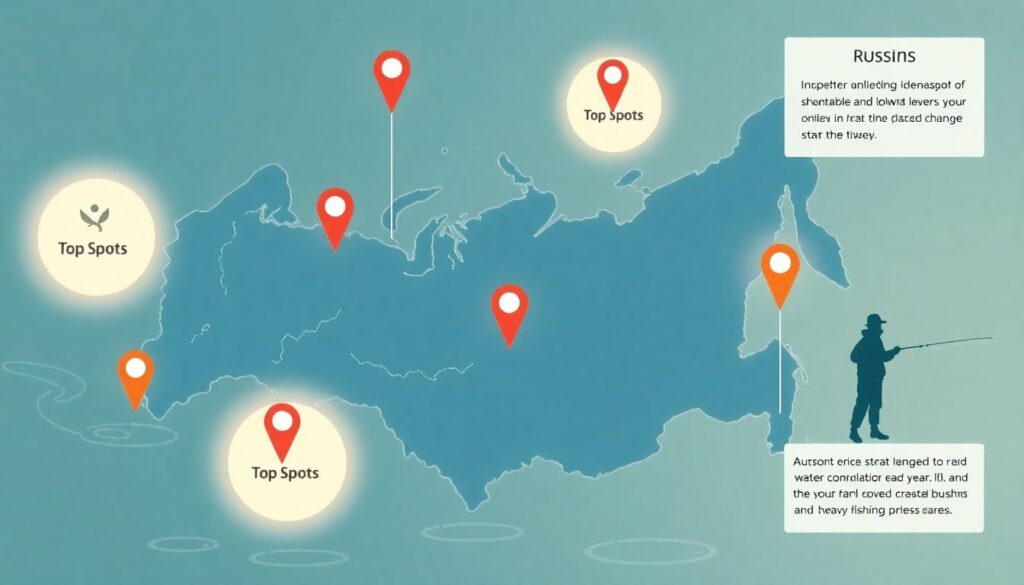 Пособие по сезонной рыбалке в разных регионах - иллюстрация