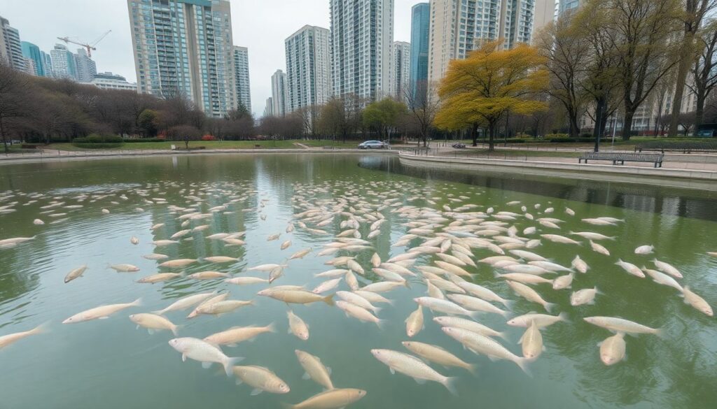 Лучшие точки в городских прудах для карпа - иллюстрация