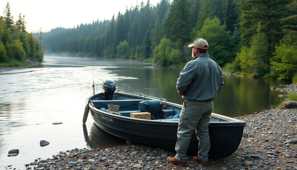 Особенности ловли с лодки на реке: безопасность и тактика - иллюстрация