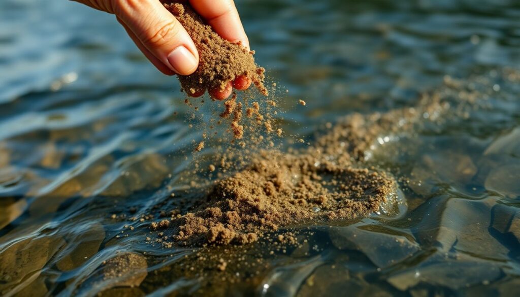 Как ловить ерша на реке с чистым дном - иллюстрация