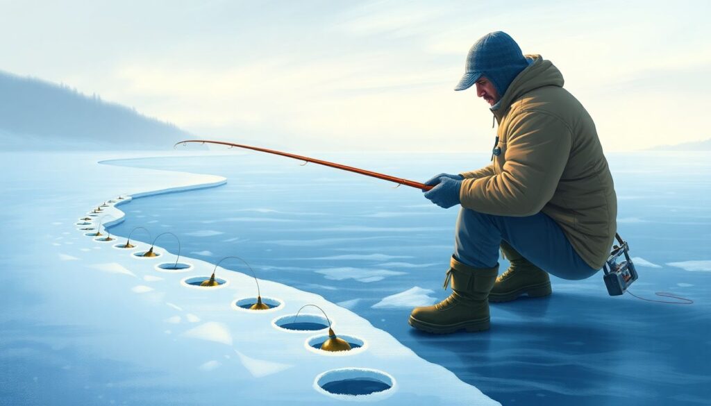 Где ловить окуня зимой: приманки и техника - иллюстрация