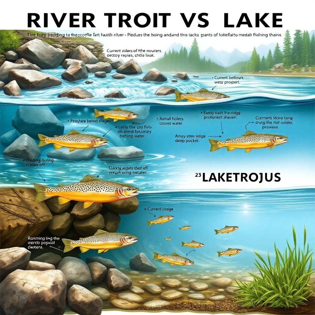 Где ловить форель в реках и озерах: сравнение водоемов и выбор места