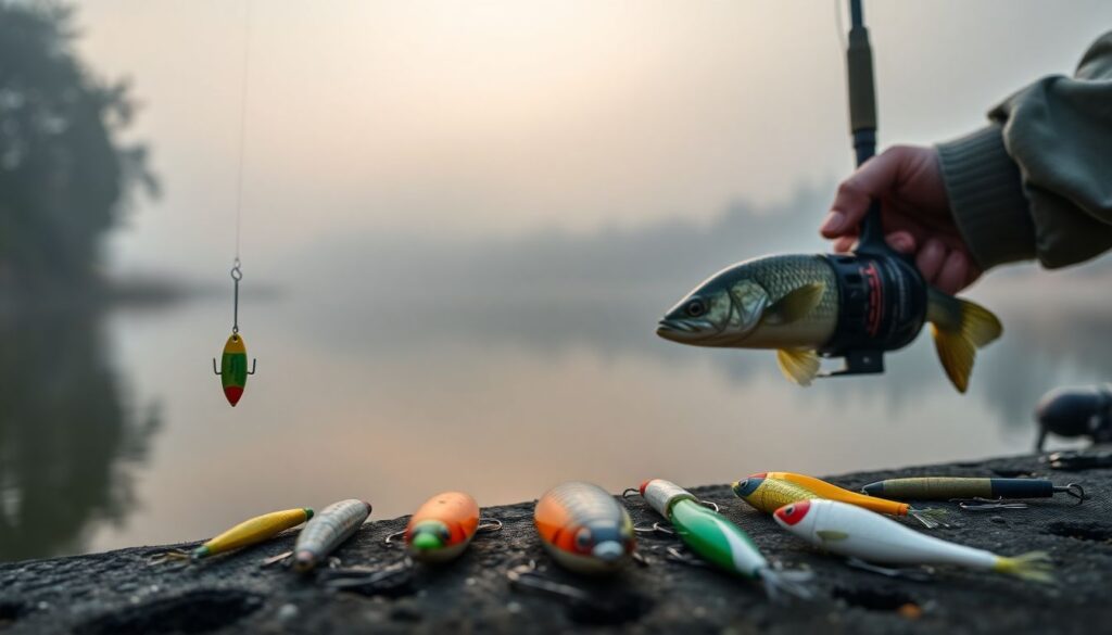 Как ловить судака на быстром течении: приманки - иллюстрация