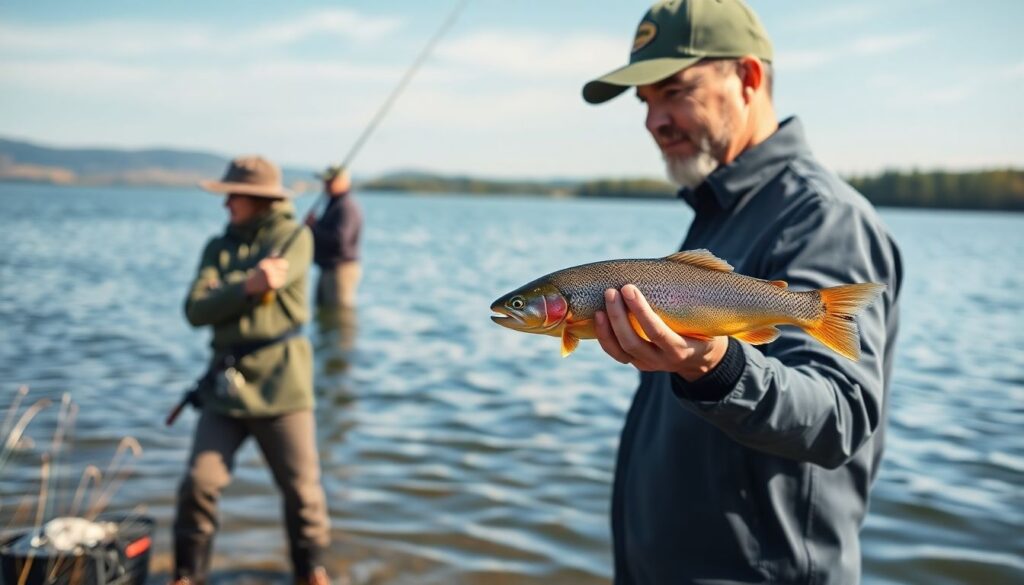 Где ловить форель на озере: приманки и тактика - иллюстрация
