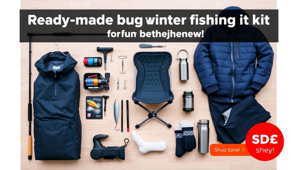 Как выбрать и собрать набор для зимней рыбалки - иллюстрация