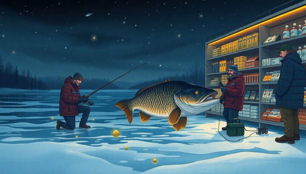 Лучшие приманки для ловли налима зимой - иллюстрация