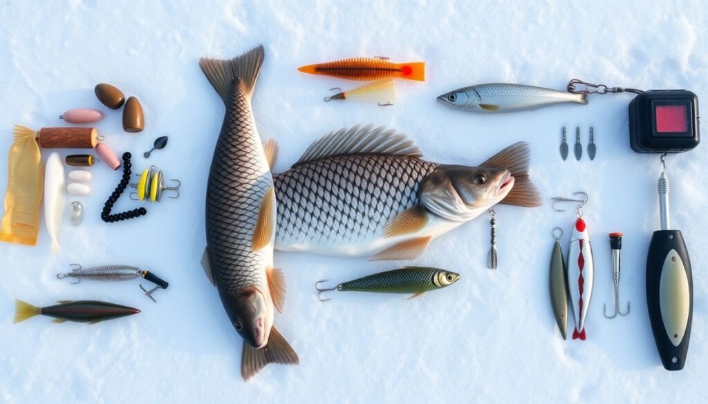 Лучшие приманки для ловли налима зимой - иллюстрация