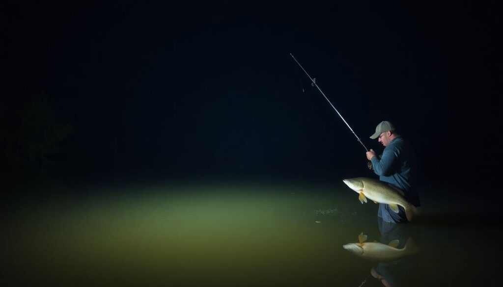 Как выбрать и собрать комплект для ночной рыбалки - иллюстрация