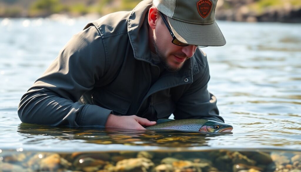 Где ловить форель в плато и лагуне: приманки и техника - иллюстрация