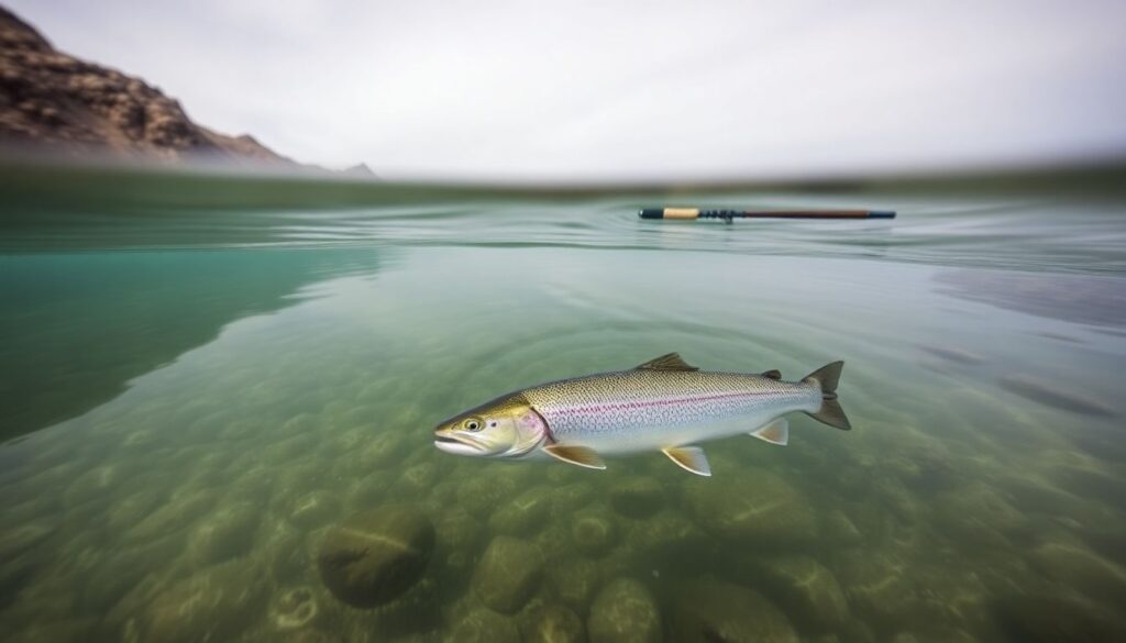 Где ловить форель в плато и лагуне: приманки и техника - иллюстрация