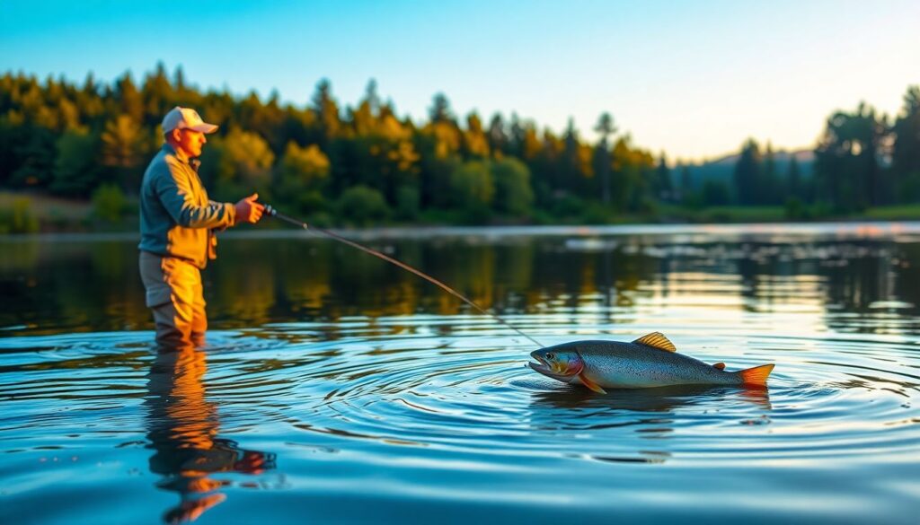 Где ловить форель на плато: приманки и способы - иллюстрация