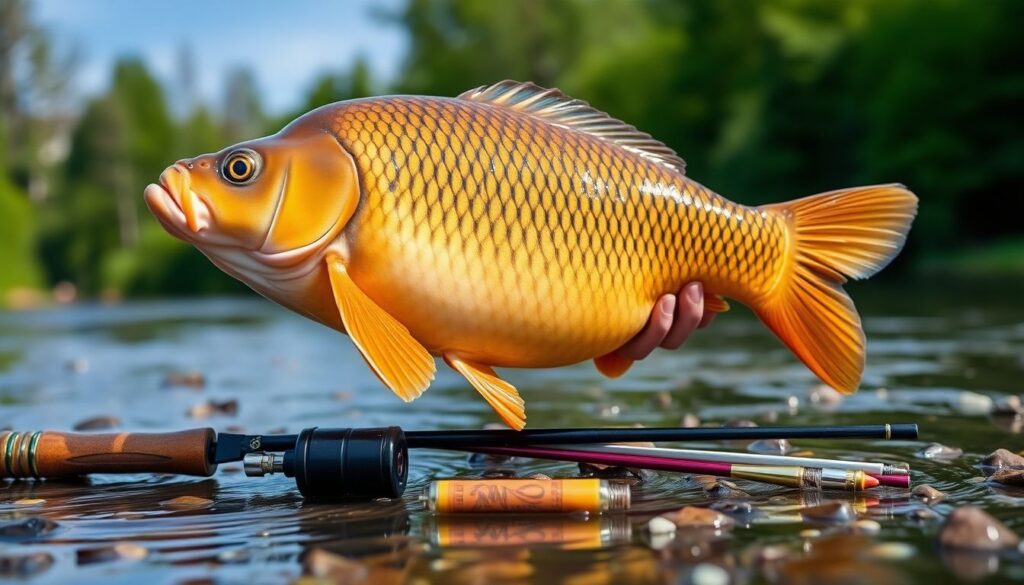 Как ловить карпа на реке: выбор снастей и техник - иллюстрация