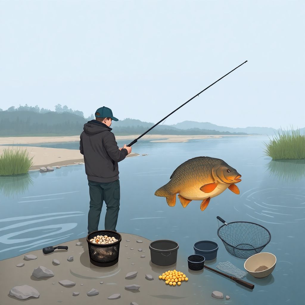 Как ловить карпа на реке: выбор снастей и рабочих техник