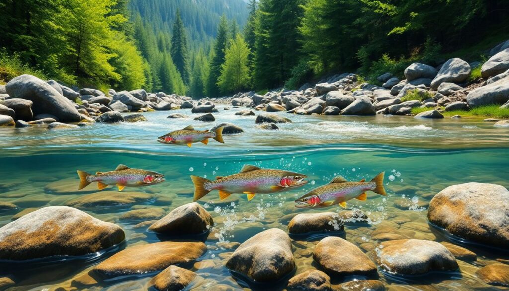 Где ловить форель на реках: точки и приманки - иллюстрация