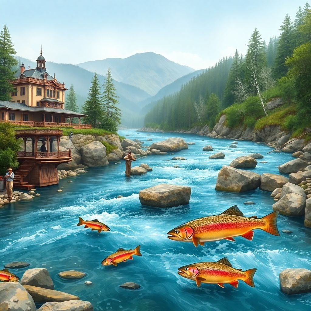 Где ловить форель на реках: лучшие точки и рабочие приманки