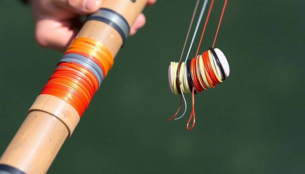 Как выбрать и привязать поводок к шнуру - иллюстрация