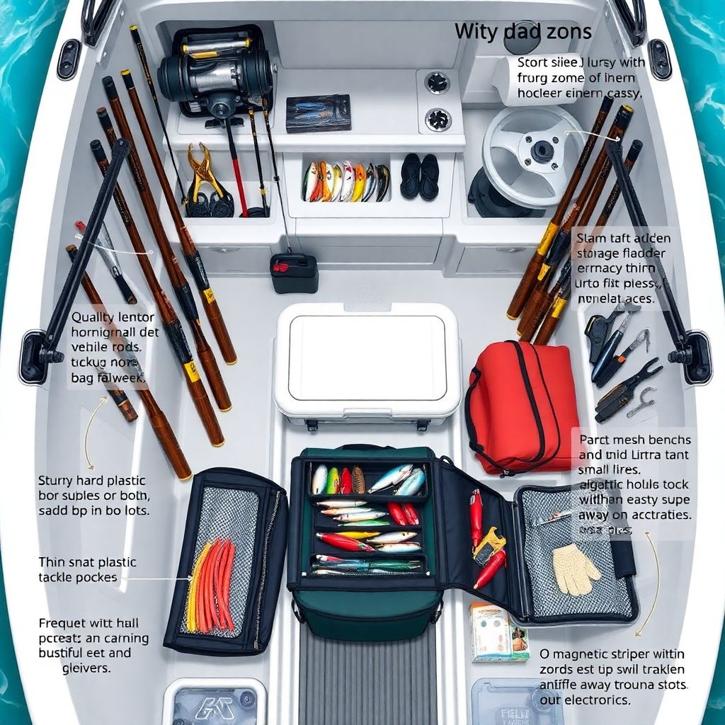 Как выбрать и хранить снасти в лодке для удобной и безопасной рыбалки