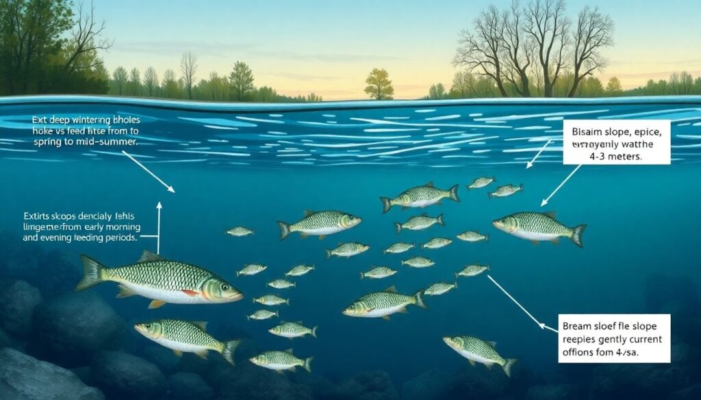 Где ловить леща на течении: приманки и места - иллюстрация